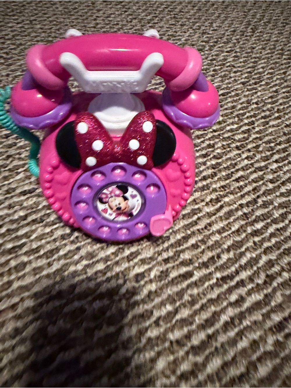 Disney Pink and Purple Minnie Bow Play Phone